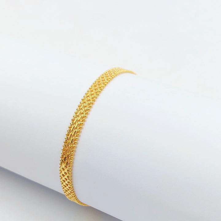 21K اسوارة  ماليزي اكسترا-مجوهرات الشيخ سعيد-Saeed Jewelry 