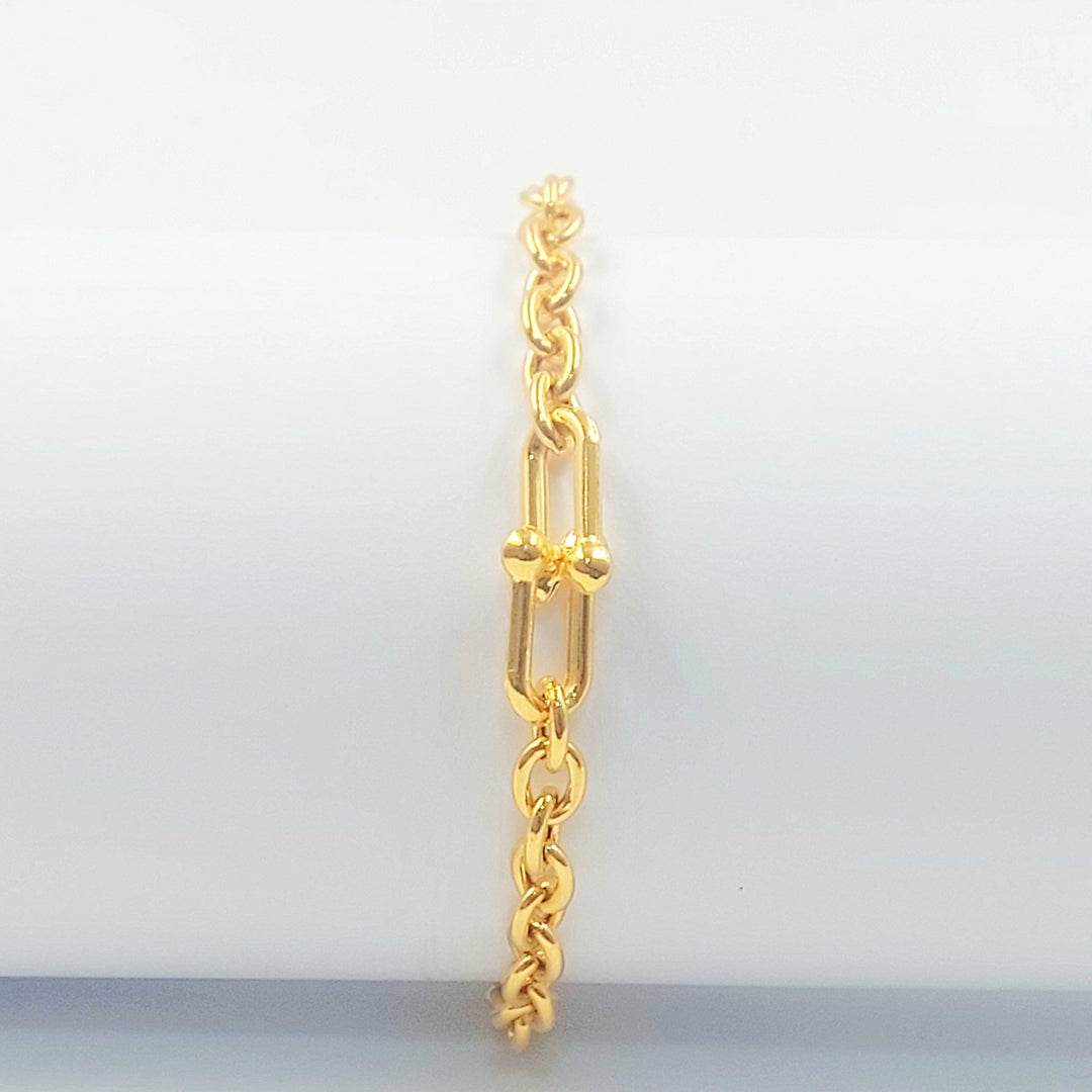 21K اسوارة بيبر كليب اكسترا-مجوهرات الشيخ سعيد-Saeed Jewelry 