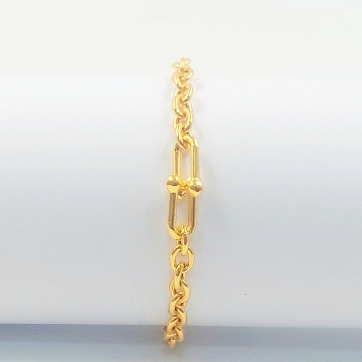 21K اسوارة بيبر كليب اكسترا-مجوهرات الشيخ سعيد-Saeed Jewelry 