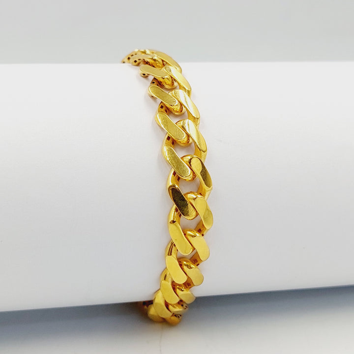 21K اسوارة جنزير اكسترا-مجوهرات الشيخ سعيد-Saeed Jewelry 