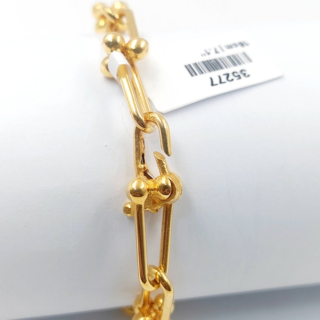 Deluxe Bracelet Made of 21K Gold by Saeed Jewelry 