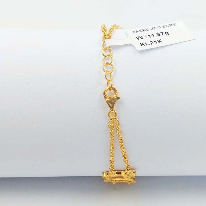 Deluxe Butterfly Bracelet Made of 21K Gold by Saeed Jewelry 
