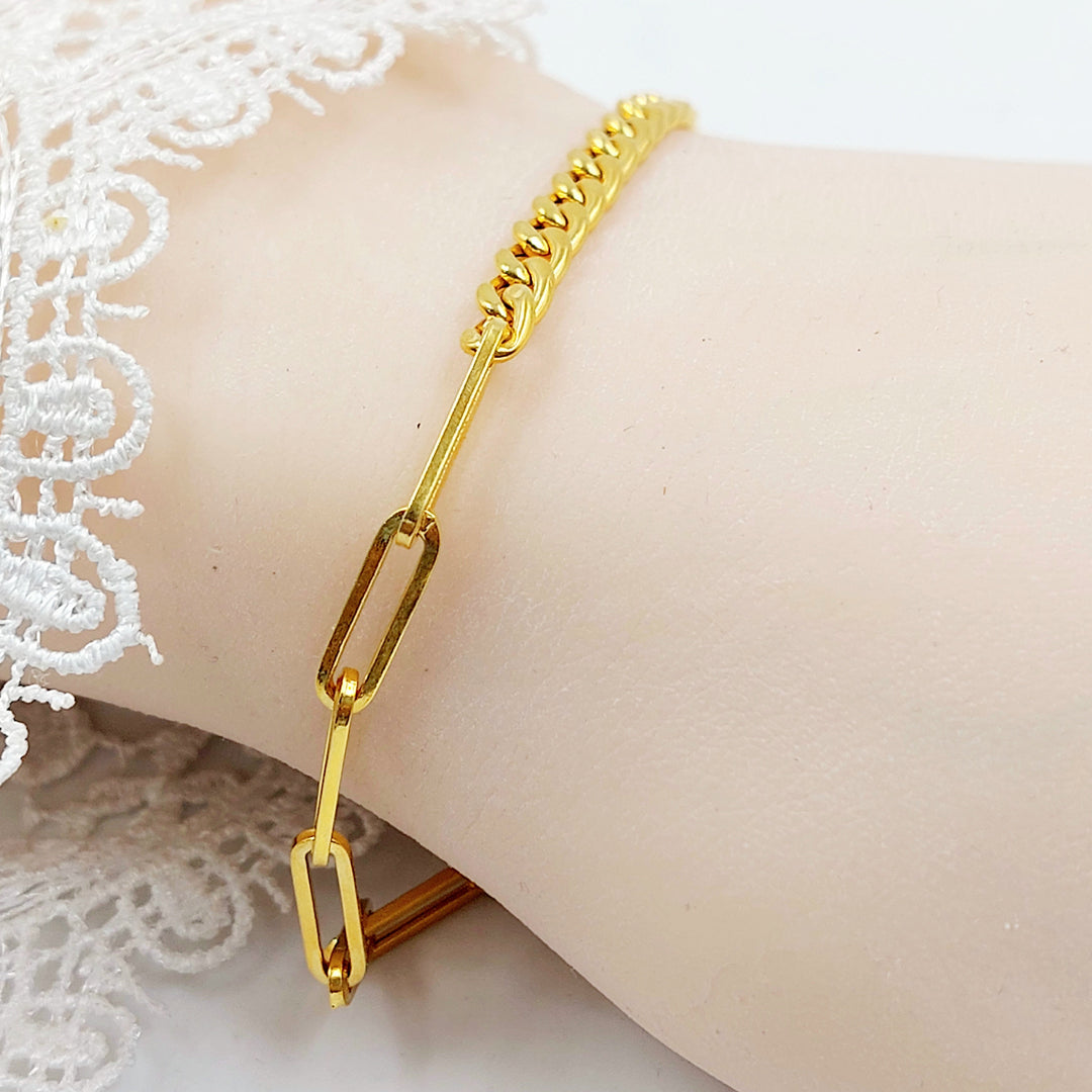 Deluxe Bracelet Made of 21K Gold by Saeed Jewelry 