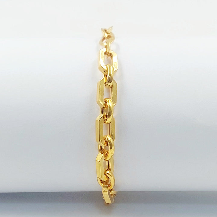 21K اسوارة بيبر كليب اكسترا-مجوهرات الشيخ سعيد-Saeed Jewelry 