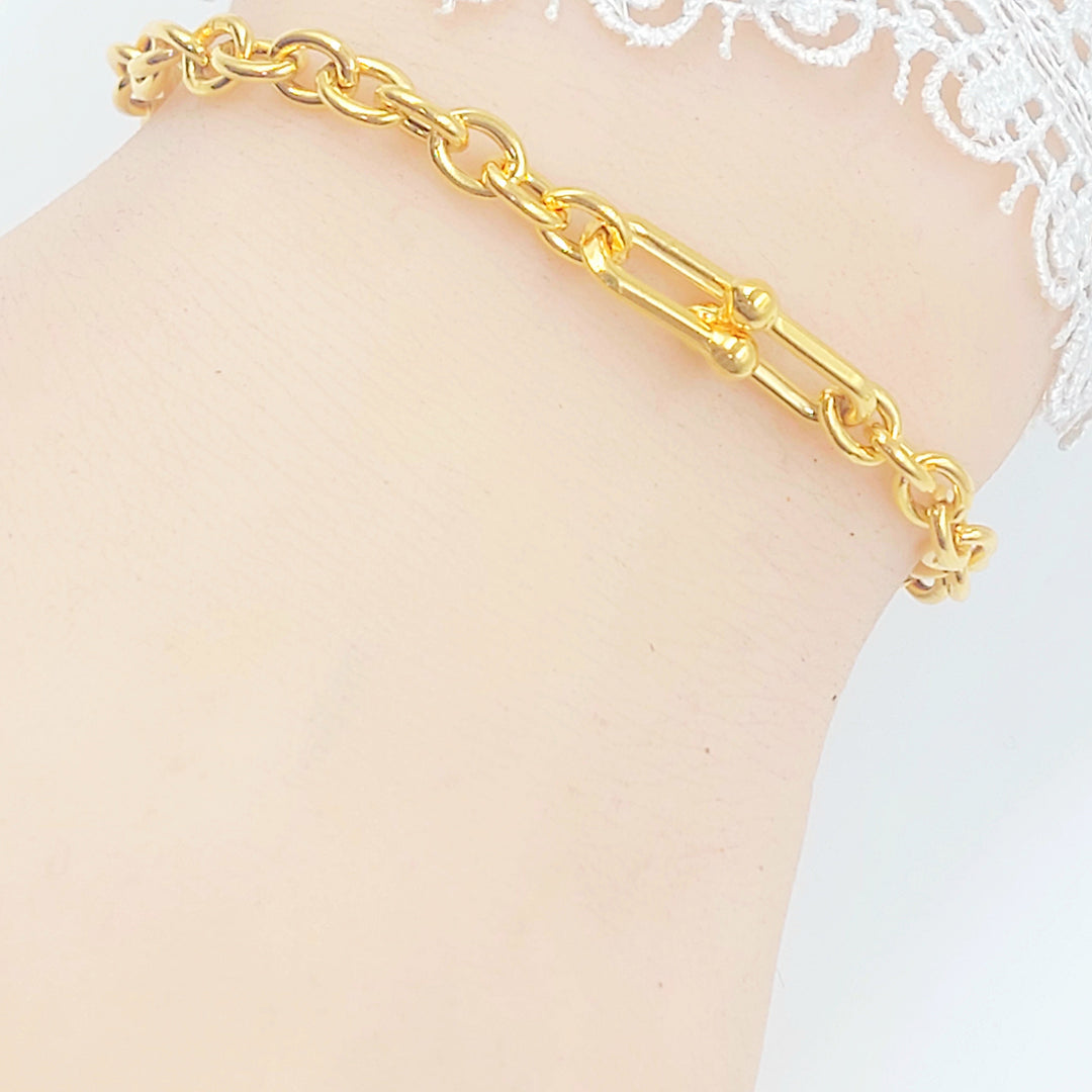 21K اسوارة بيبر كليب اكسترا-مجوهرات الشيخ سعيد-Saeed Jewelry 