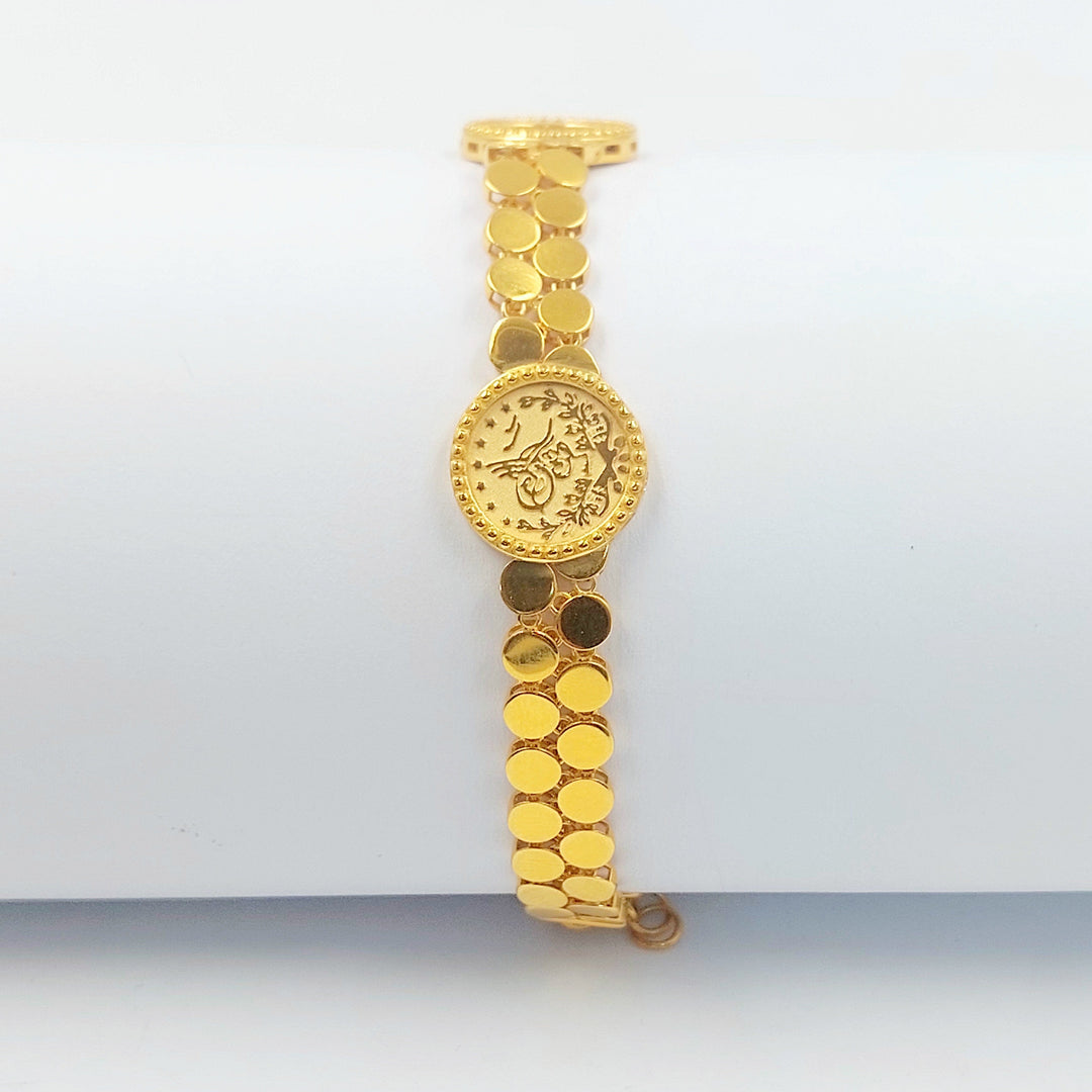 Deluxe Rashadi Bracelet Made of 21K Gold by Saeed Jewelry 