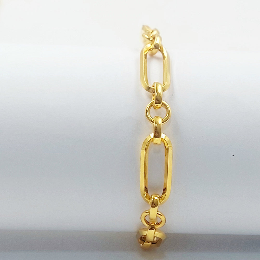 21K اسوارة بيبر كليب اكسترا-مجوهرات الشيخ سعيد-Saeed Jewelry 