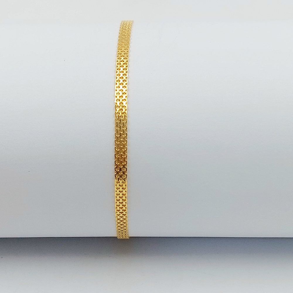 21K اسوارة مبسط اكسترا-مجوهرات الشيخ سعيد-Saeed Jewelry 