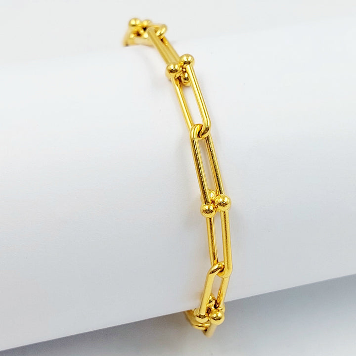 Deluxe Bracelet Made of 21K Gold by Saeed Jewelry 