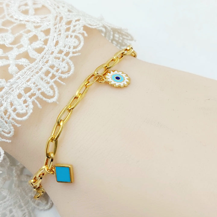 Deluxe Dandash Bracelet Made of 21K Gold by Saeed Jewelry 