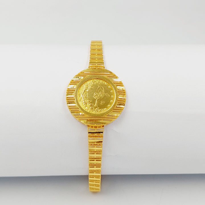 21K اسوارة رشادي اكسترا-مجوهرات الشيخ سعيد-Saeed Jewelry 