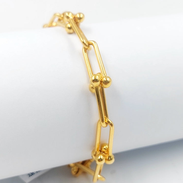 Deluxe Bracelet Made of 21K Gold by Saeed Jewelry 
