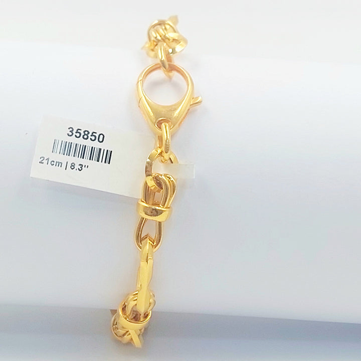 21K اسوارة اكسترا-مجوهرات الشيخ سعيد-Saeed Jewelry 