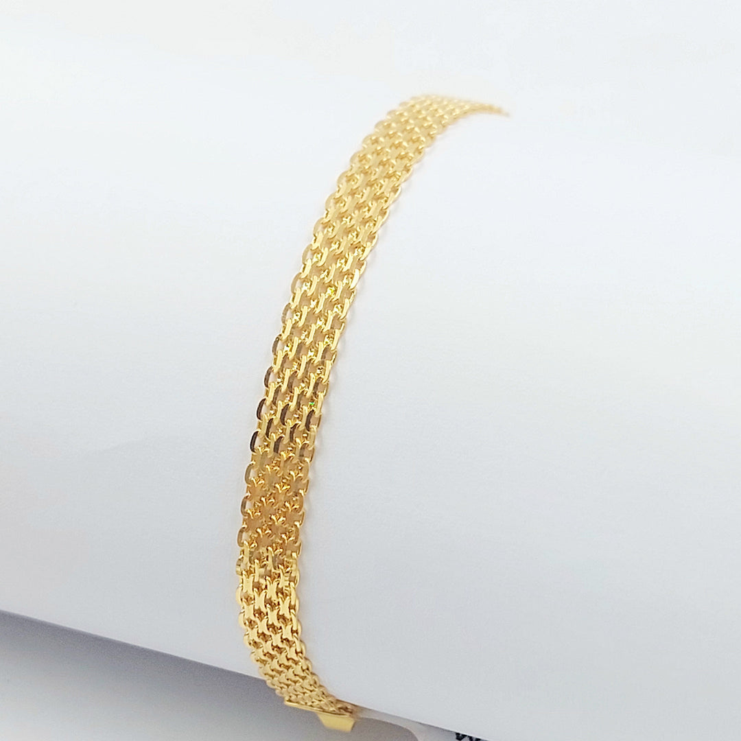 21K اسوارة مبسط اكسترا-مجوهرات الشيخ سعيد-Saeed Jewelry 