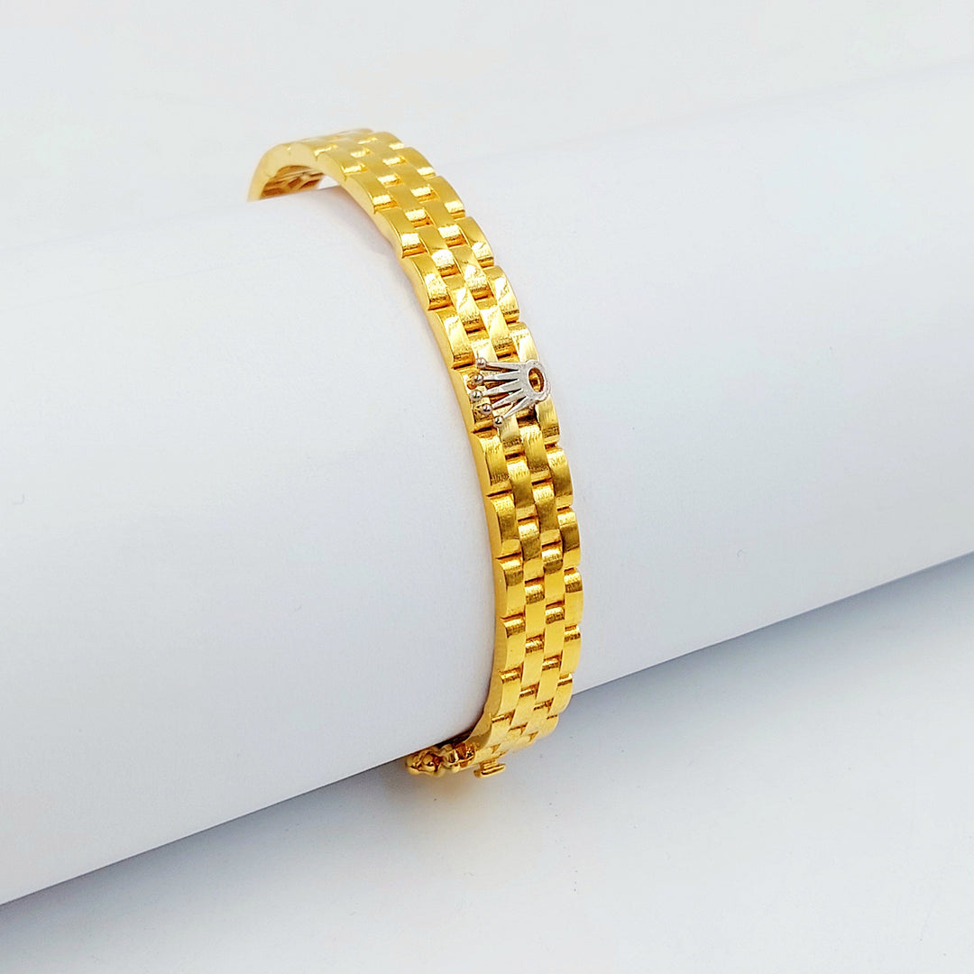 Deluxe Bracelet Made of 21K Gold by Saeed Jewelry 