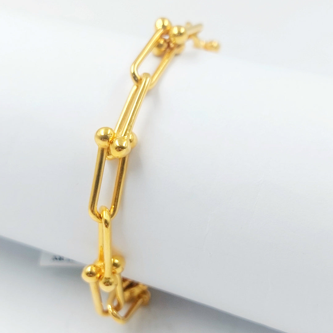 Deluxe Bracelet Made of 21K Gold by Saeed Jewelry 