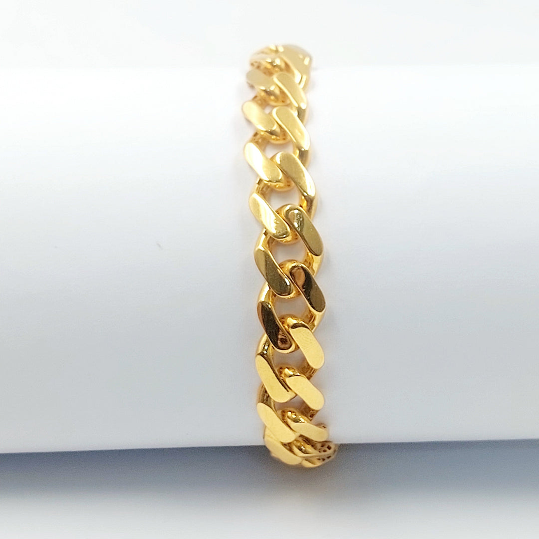 Deluxe Cuban Links Bracelet Made of 21K Gold by Saeed Jewelry 