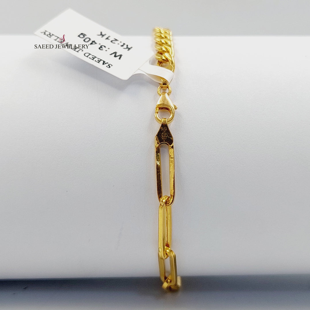 21K اسوارة اكسترا-مجوهرات الشيخ سعيد-Saeed Jewelry 