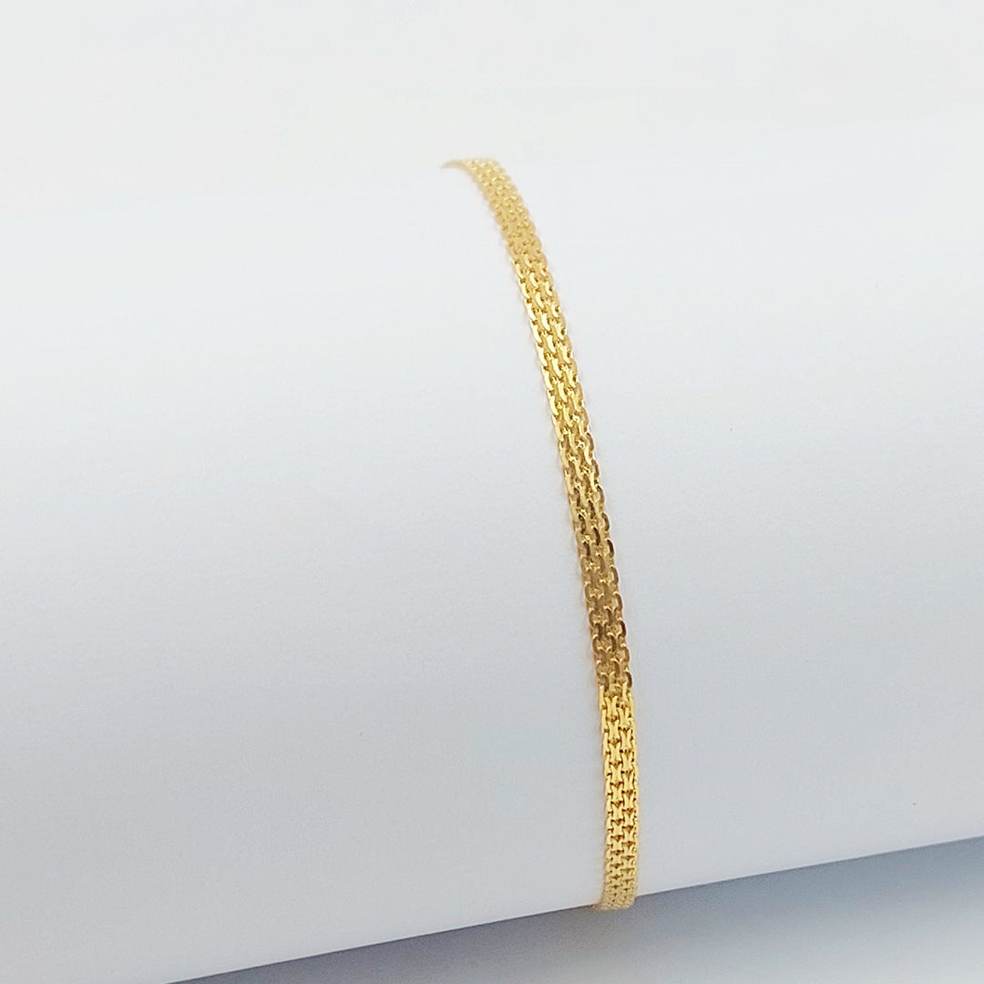 21K اسوارة مبسط اكسترا-مجوهرات الشيخ سعيد-Saeed Jewelry 