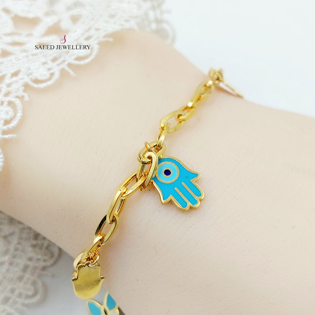 Deluxe Dandash Bracelet Made of 21K Gold by Saeed Jewelry 