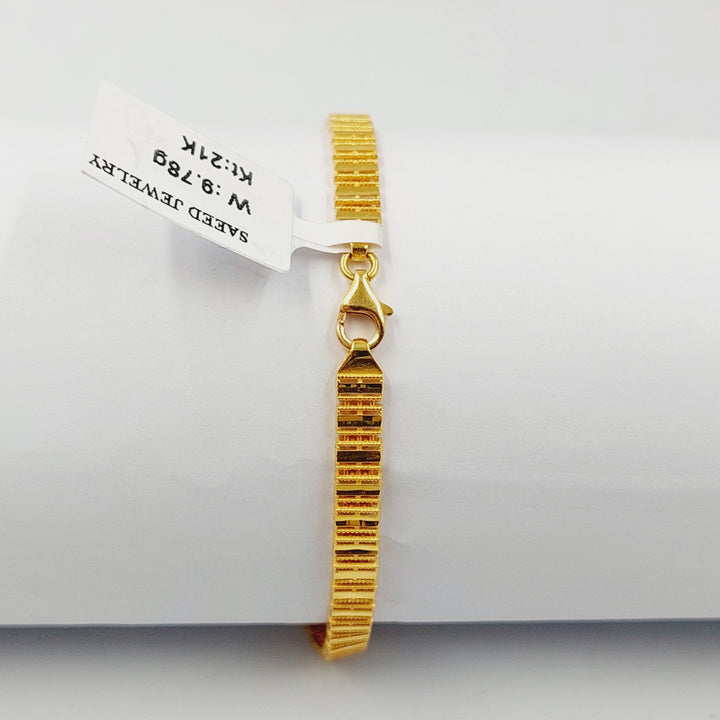 21K اسوارة رشادي اكسترا-مجوهرات الشيخ سعيد-Saeed Jewelry 