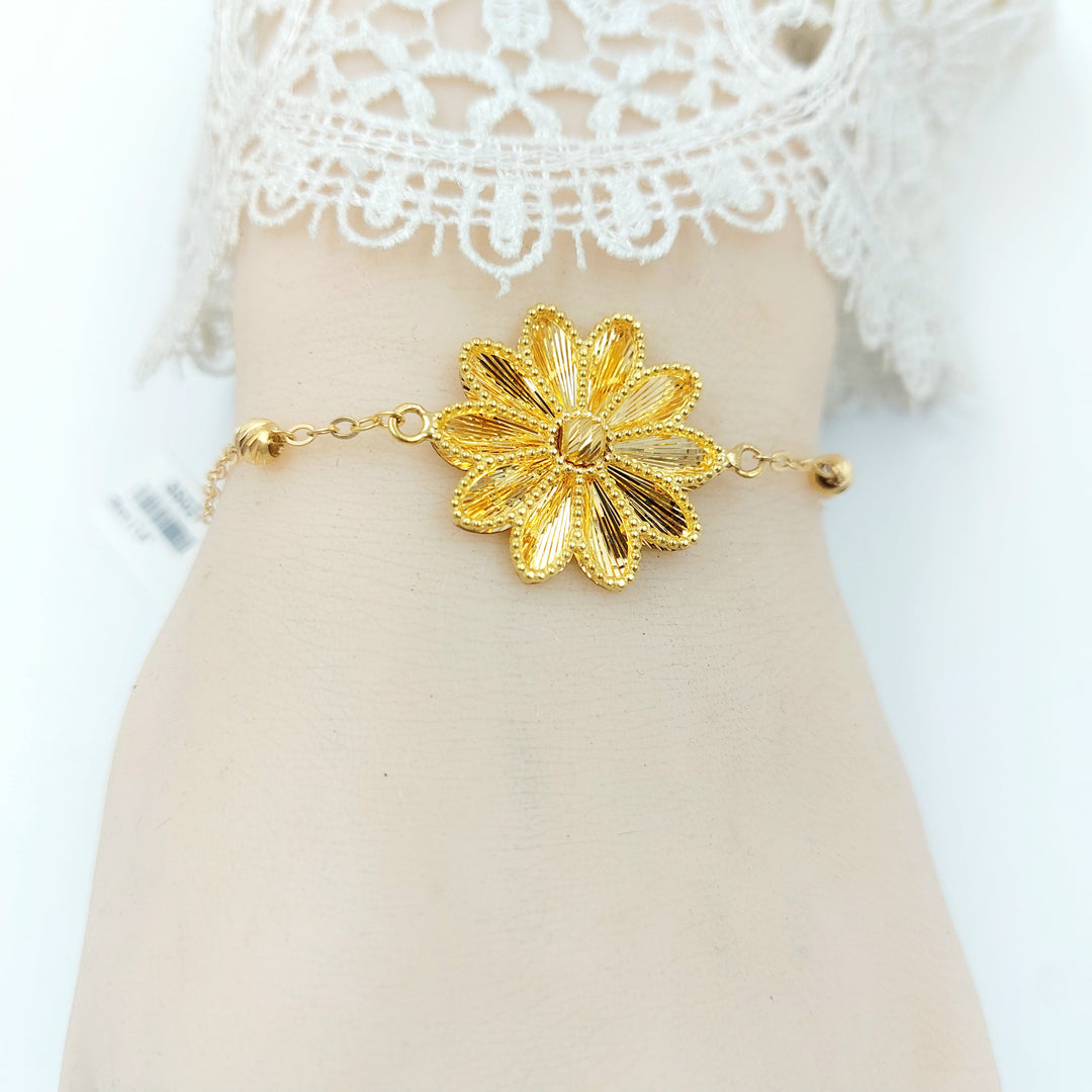 21K اسوارة شمس اكسترا-مجوهرات الشيخ سعيد-Saeed Jewelry 