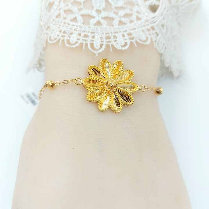 21K اسوارة شمس اكسترا-مجوهرات الشيخ سعيد-Saeed Jewelry 
