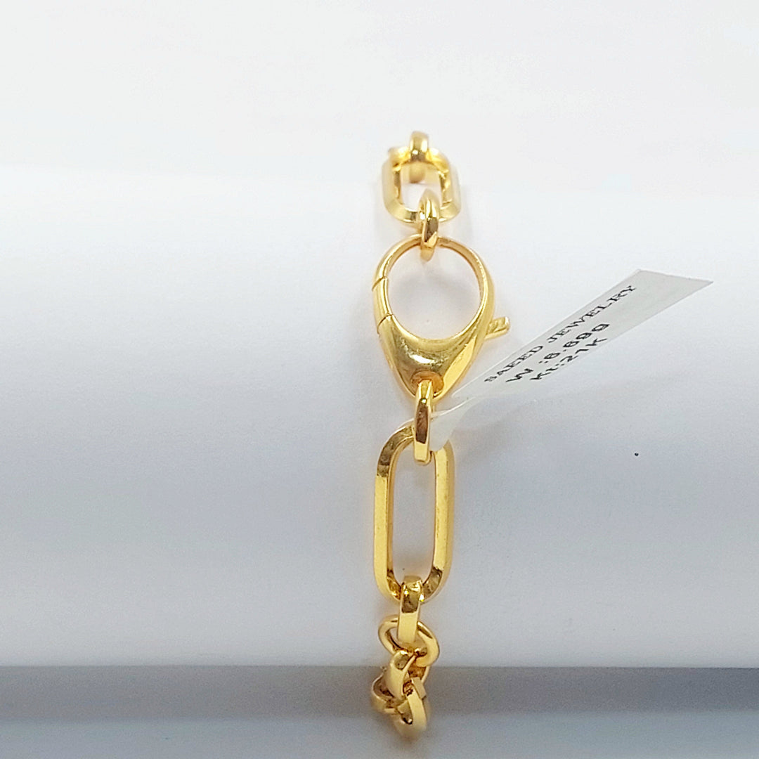 21K اسوارة بيبر كليب اكسترا-مجوهرات الشيخ سعيد-Saeed Jewelry 
