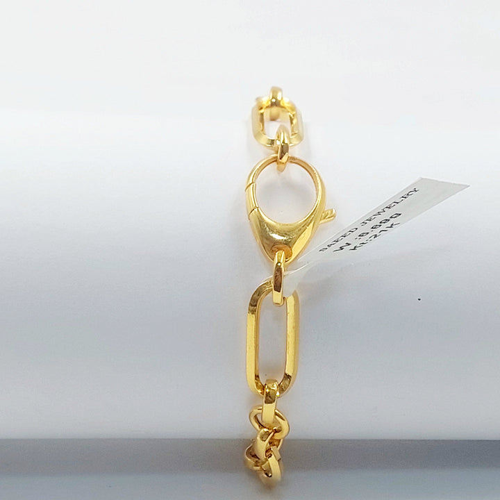 21K اسوارة بيبر كليب اكسترا-مجوهرات الشيخ سعيد-Saeed Jewelry 