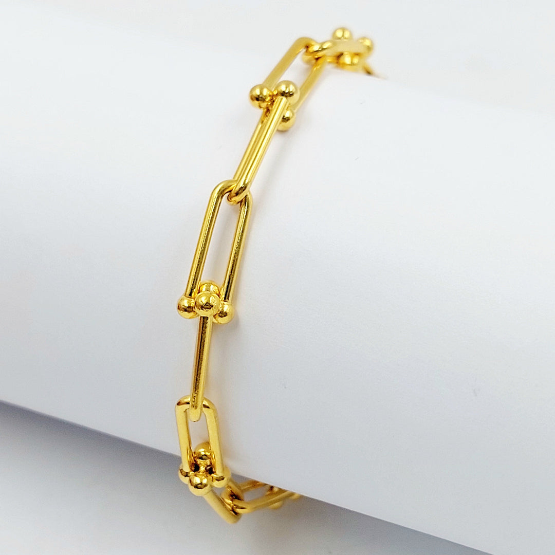Deluxe Bracelet Made of 21K Gold by Saeed Jewelry 