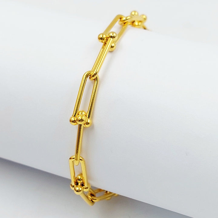 Deluxe Bracelet Made of 21K Gold by Saeed Jewelry 
