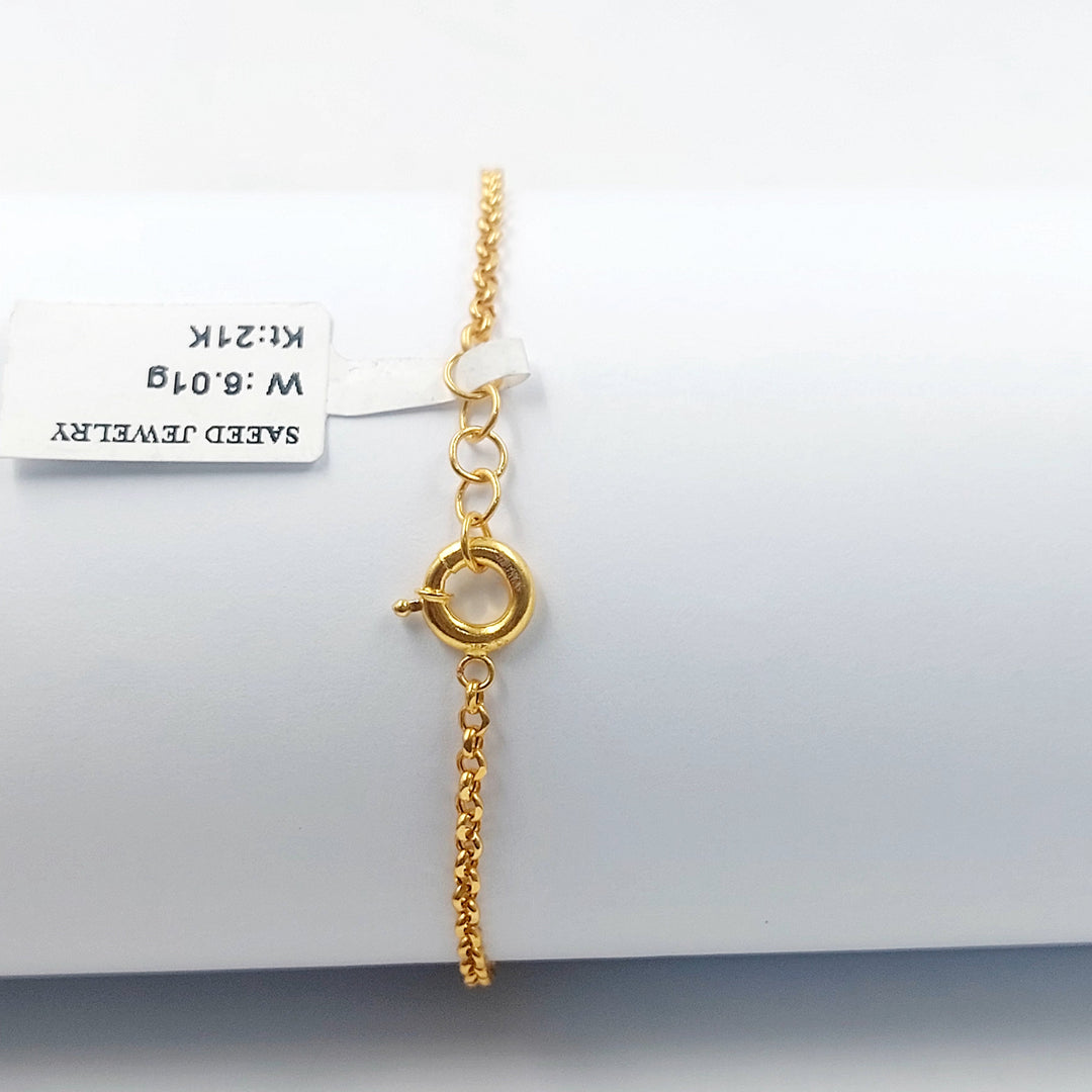 21K اسوارة رشادي اكسترا-مجوهرات الشيخ سعيد-Saeed Jewelry 