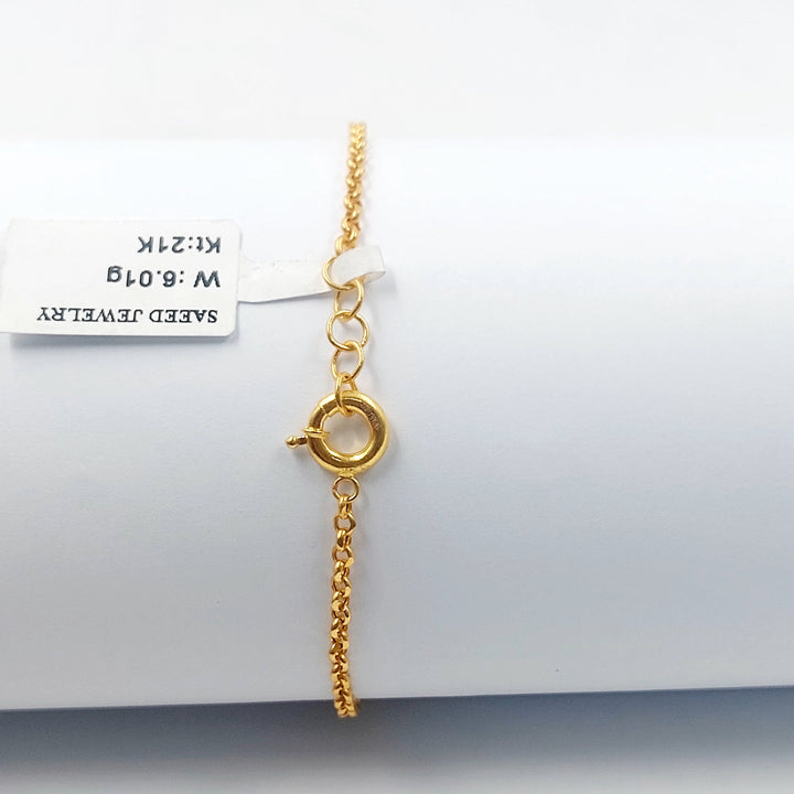21K اسوارة رشادي اكسترا-مجوهرات الشيخ سعيد-Saeed Jewelry 
