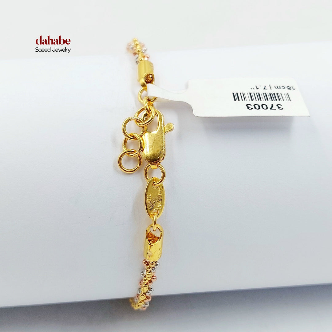 21K اسوارة  ماليزي اكسترا-مجوهرات الشيخ سعيد-Saeed Jewelry 