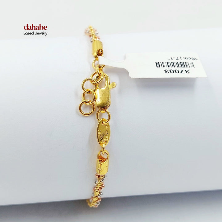 21K اسوارة  ماليزي اكسترا-مجوهرات الشيخ سعيد-Saeed Jewelry 