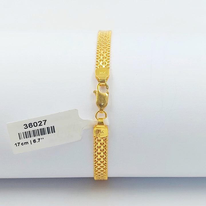 21K اسوارة  ماليزي اكسترا-مجوهرات الشيخ سعيد-Saeed Jewelry 