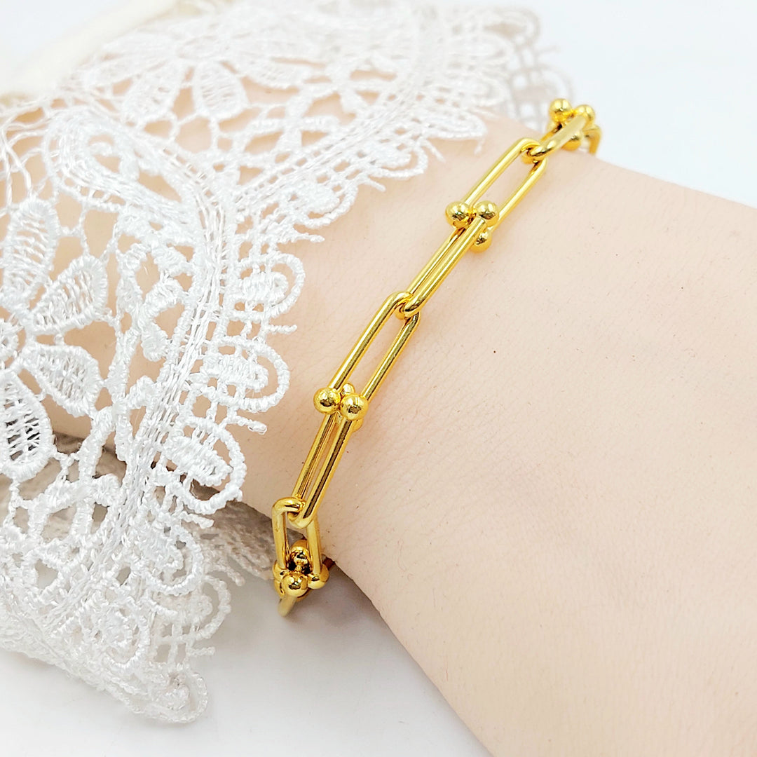 Deluxe Bracelet Made of 21K Gold by Saeed Jewelry 