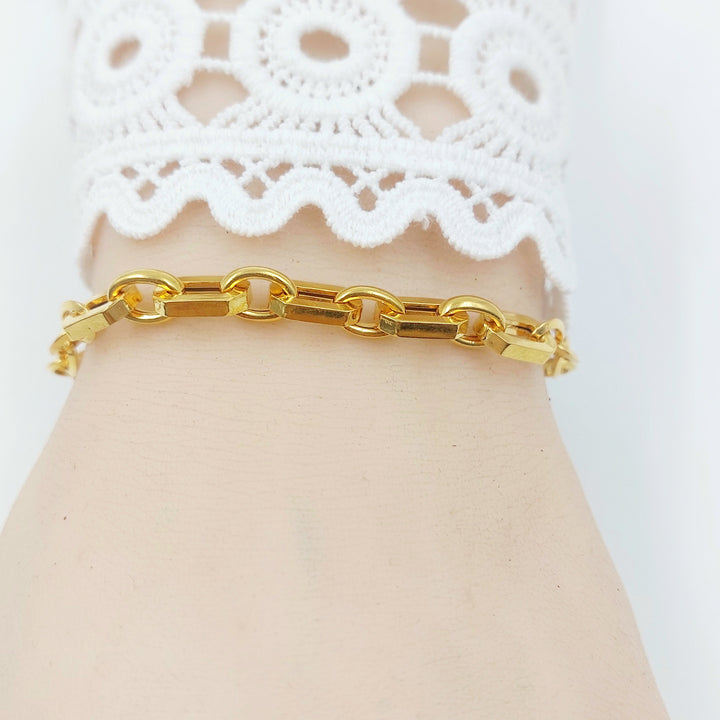 21K اسوارة بيبر كليب اكسترا-مجوهرات الشيخ سعيد-Saeed Jewelry 