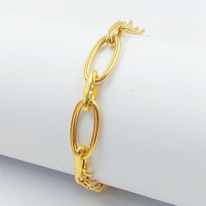 Deluxe Bracelet Made of 21K Gold by Saeed Jewelry 