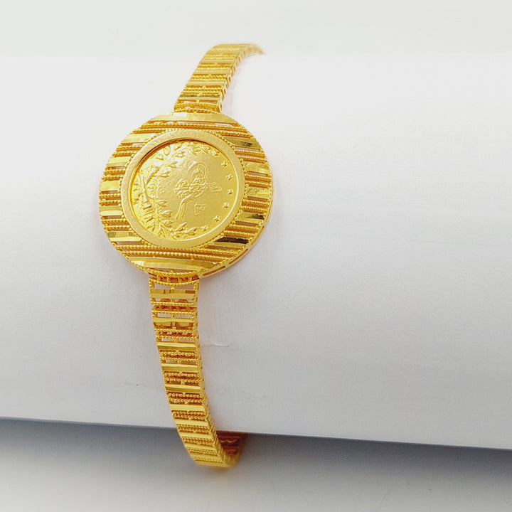 21K اسوارة رشادي اكسترا-مجوهرات الشيخ سعيد-Saeed Jewelry 