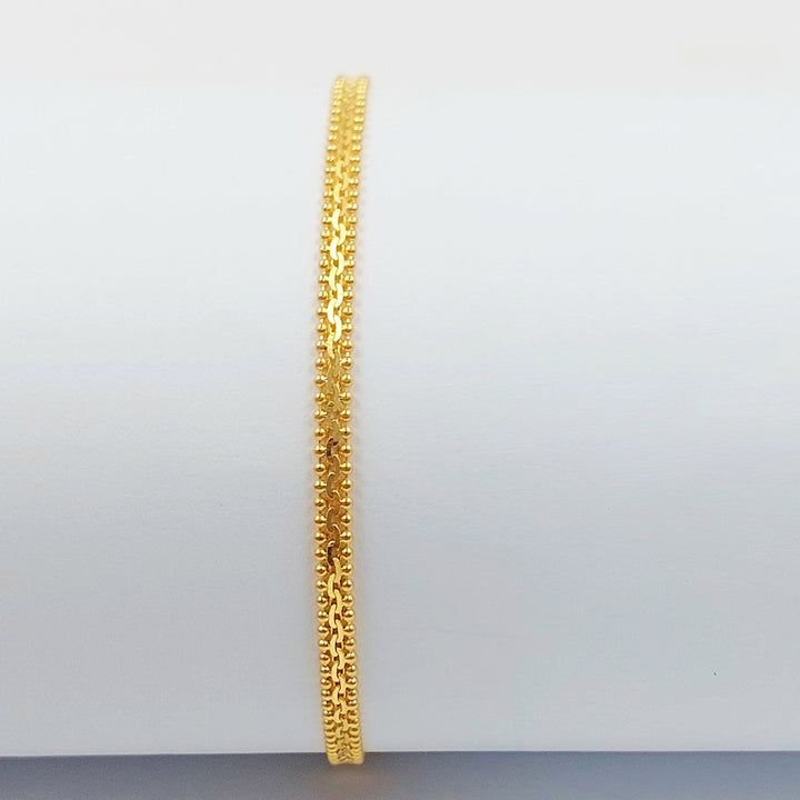 21K اسوارة  ماليزي اكسترا-مجوهرات الشيخ سعيد-Saeed Jewelry 