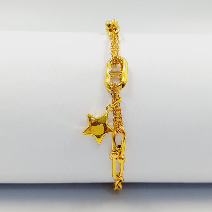 21K اسوارة دنانديش اكسترا-مجوهرات الشيخ سعيد-Saeed Jewelry 