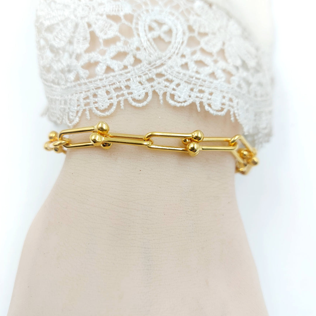 Deluxe Bracelet Made of 21K Gold by Saeed Jewelry 