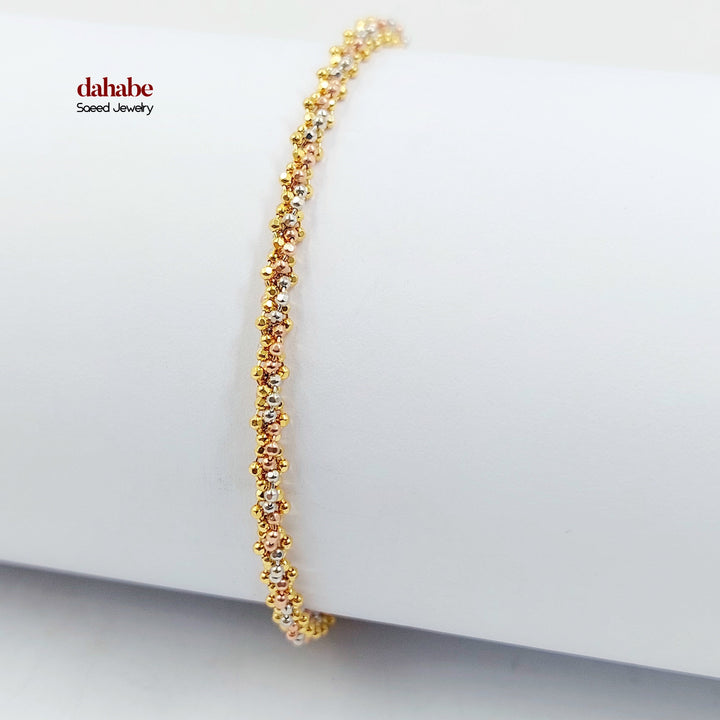 21K اسوارة  ماليزي اكسترا-مجوهرات الشيخ سعيد-Saeed Jewelry 