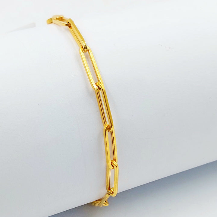 Deluxe Bracelet Made of 21K Gold by Saeed Jewelry 