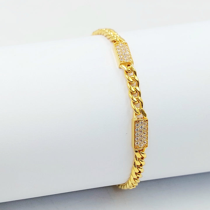 21K اسوارة جنزير اكسترا-مجوهرات الشيخ سعيد-Saeed Jewelry 