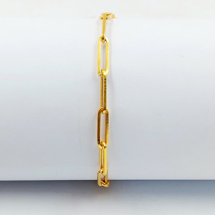 Deluxe Bracelet Made of 21K Gold by Saeed Jewelry 