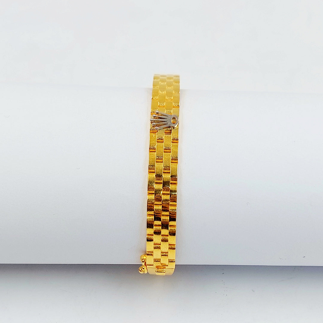 Deluxe Bracelet Made of 21K Gold by Saeed Jewelry 