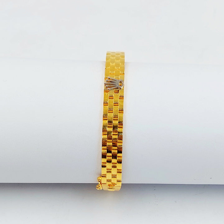 Deluxe Bracelet Made of 21K Gold by Saeed Jewelry 