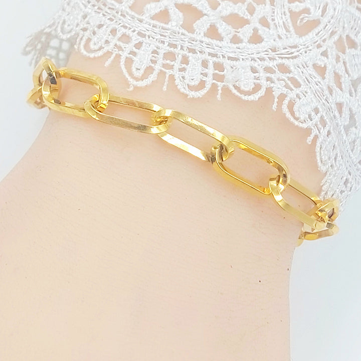 21K اسوارة بيبر كليب اكسترا-مجوهرات الشيخ سعيد-Saeed Jewelry 